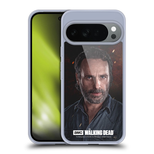 AMC The Walking Dead Season 8 Portraits Rick Soft Gel Case for Google Pixel 10