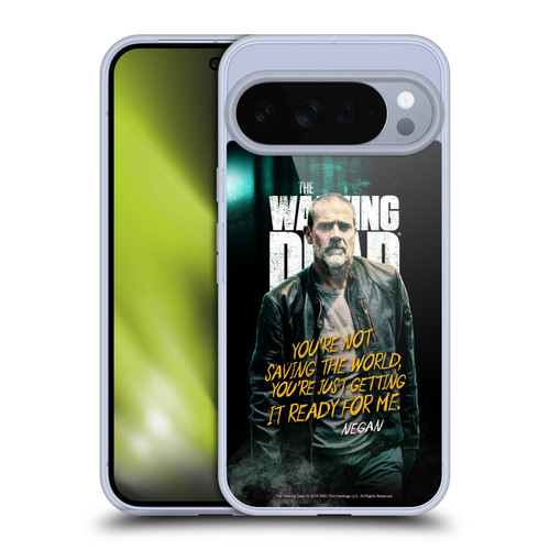 AMC The Walking Dead Season 9 Quotes Negan Soft Gel Case for Google Pixel 10 Pro XL