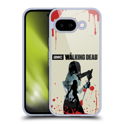 AMC The Walking Dead Silhouettes Michonne Soft Gel Case for Google Pixel 9A