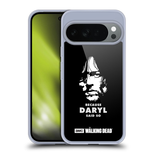 AMC The Walking Dead Typography Daryl Says Soft Gel Case for Google Pixel 10