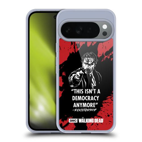 AMC The Walking Dead Typography Ricktatorship Soft Gel Case for Google Pixel 10