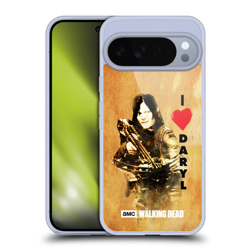 AMC The Walking Dead Typography Love Daryl Crossbow Soft Gel Case for Google Pixel 10 Pro XL
