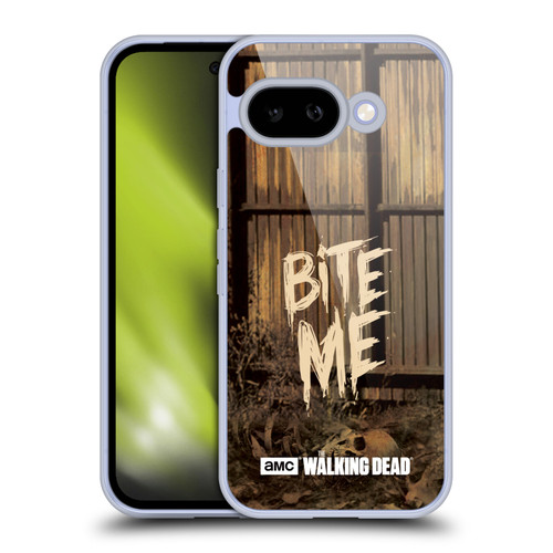 AMC The Walking Dead Typography Bite Me Soft Gel Case for Google Pixel 9A