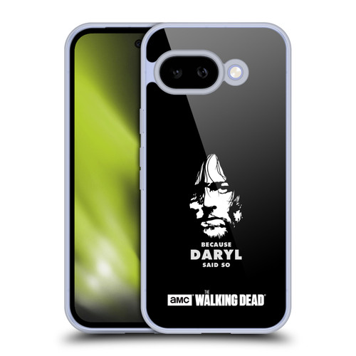 AMC The Walking Dead Typography Daryl Says Soft Gel Case for Google Pixel 9A