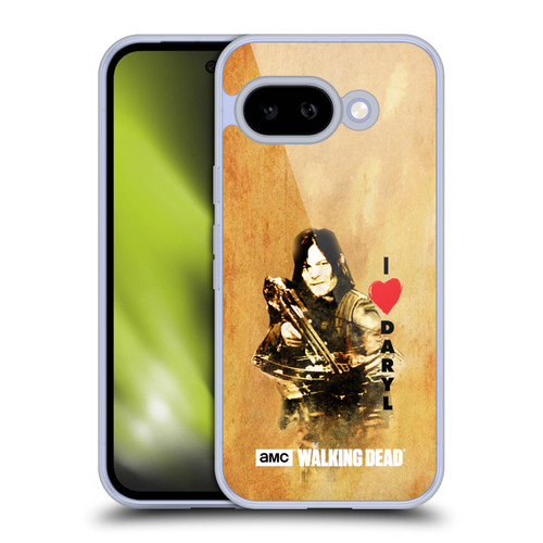 AMC The Walking Dead Typography Love Daryl Crossbow Soft Gel Case for Google Pixel 9A