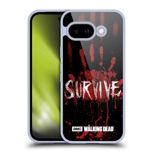 AMC The Walking Dead Typography Survive Hand Soft Gel Case for Google Pixel 9A