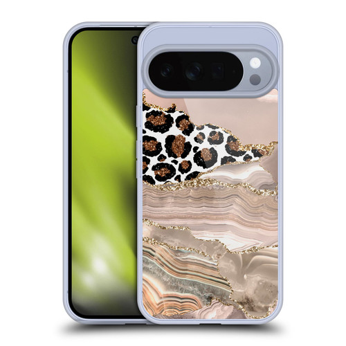 UtArt Wild Cat Marble Cheetah Waves Soft Gel Case for Google Pixel 10 Pro XL