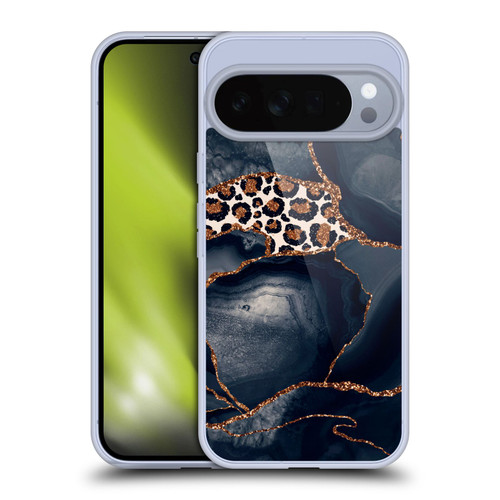 UtArt Wild Cat Marble Leopard Soft Gel Case for Google Pixel 10 Pro XL
