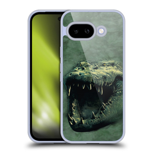 Vincent Hie Big Face Animals Alligator Soft Gel Case for Google Pixel 9A