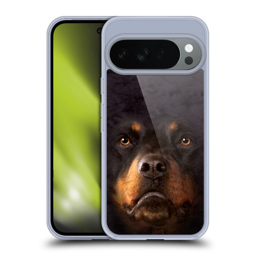 Vincent Hie Big Face Dogs Rottweiler Soft Gel Case for Google Pixel 10