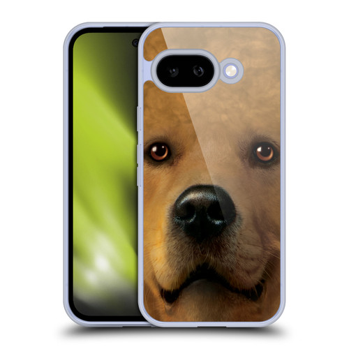 Vincent Hie Big Face Dogs Golden Retriever Soft Gel Case for Google Pixel 9A