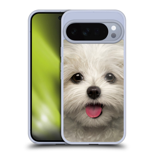 Vincent Hie Big Face Puppies Maltese Soft Gel Case for Google Pixel 10 Pro XL