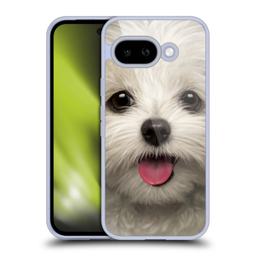 Vincent Hie Big Face Puppies Maltese Soft Gel Case for Google Pixel 9A