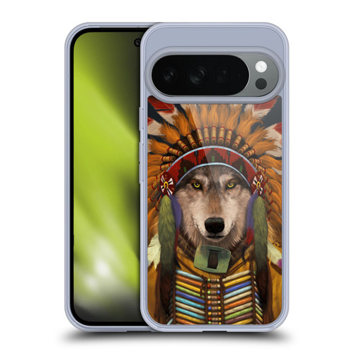 Vincent Hie Canidae Wolf Spirit Chief Soft Gel Case for Google Pixel 10