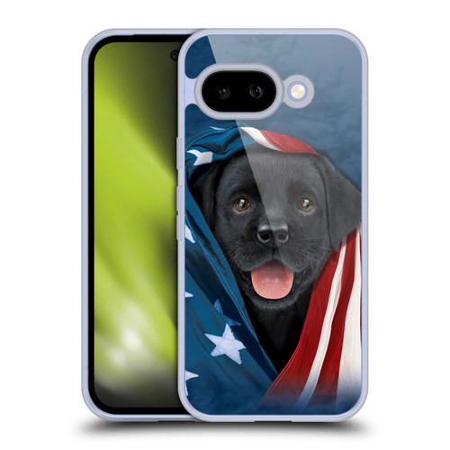 Vincent Hie Canidae Black Labrador Soft Gel Case for Google Pixel 9A