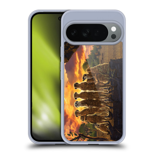 Vincent Hie Key Art Meerkat Family Soft Gel Case for Google Pixel 10