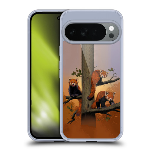Vincent Hie Key Art Red Pandas Soft Gel Case for Google Pixel 10