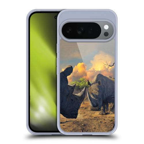 Vincent Hie Key Art Rhino Stand Off Soft Gel Case for Google Pixel 10