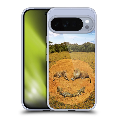 Vincent Hie Key Art A Lion Happiness Soft Gel Case for Google Pixel 10 Pro XL