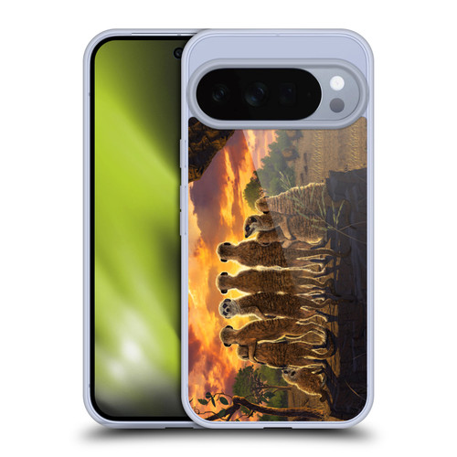 Vincent Hie Key Art Meerkat Family Soft Gel Case for Google Pixel 10 Pro XL