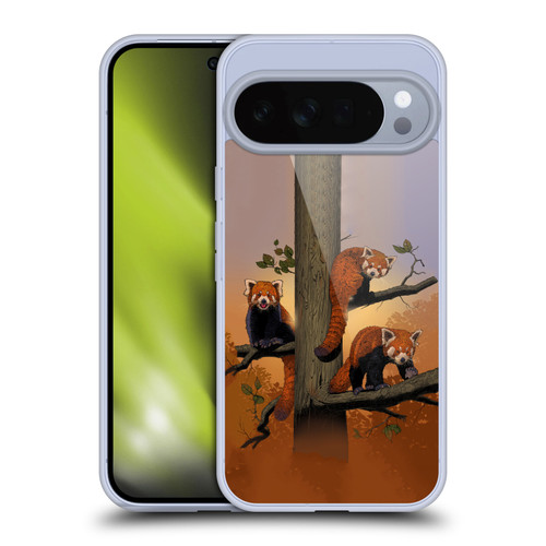 Vincent Hie Key Art Red Pandas Soft Gel Case for Google Pixel 10 Pro XL