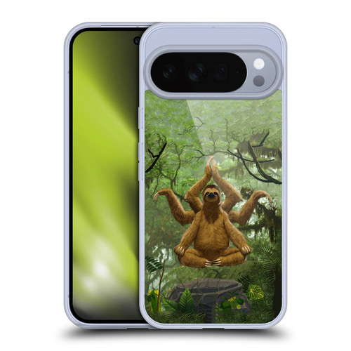 Vincent Hie Key Art Zen Sloth Soft Gel Case for Google Pixel 10 Pro XL