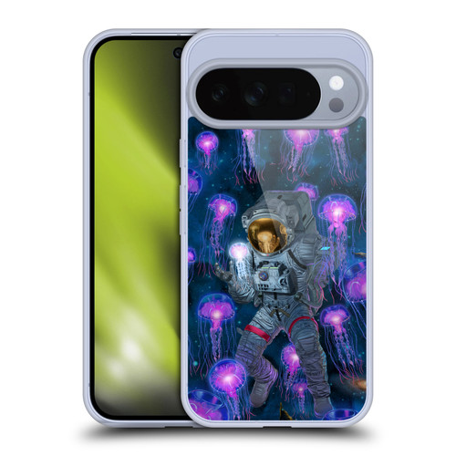 Vincent Hie Cosmic Wonder Jellyfish Astronaut Soft Gel Case for Google Pixel 10 Pro XL