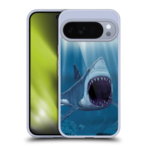 Vincent Hie Underwater Shark Bite Soft Gel Case for Google Pixel 10 Pro XL