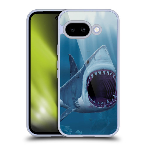 Vincent Hie Underwater Shark Bite Soft Gel Case for Google Pixel 9A