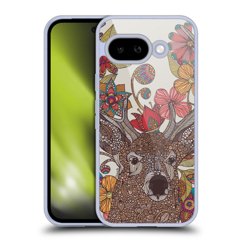 Valentina Animals And Floral Deer Soft Gel Case for Google Pixel 9A