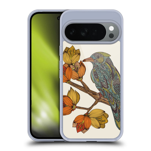 Valentina Birds Autumn Flower Doodle Soft Gel Case for Google Pixel 10