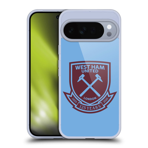 West Ham United FC 125 Year Anniversary Claret Crest 2 Soft Gel Case for Google Pixel 10 Pro XL