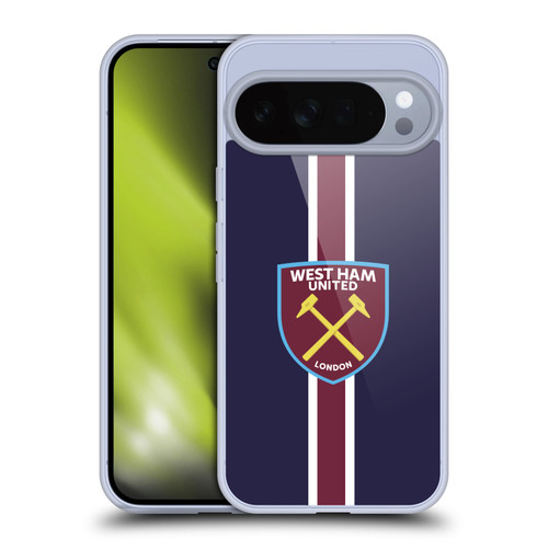 West Ham United FC Crest Stripes Soft Gel Case for Google Pixel 10 Pro XL