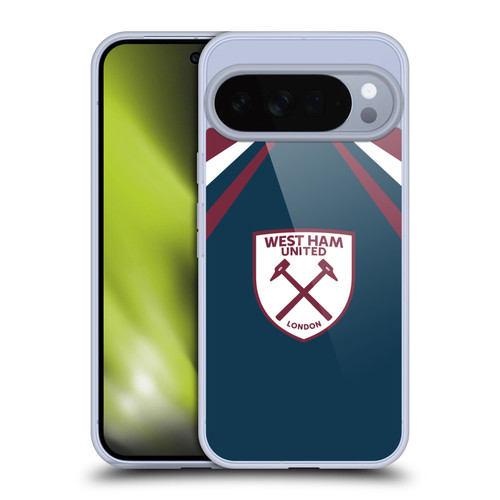 West Ham United FC Crest Graphics Emblem Soft Gel Case for Google Pixel 10 Pro XL