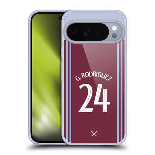 West Ham United FC 2024/25 Players Home Kit Guido Rodríguez Soft Gel Case for Google Pixel 10 Pro XL