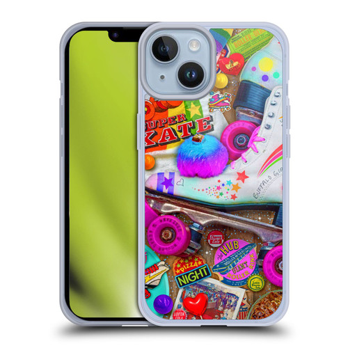 Aimee Stewart Colourful Sweets Skate Night Soft Gel Case for Apple iPhone 14
