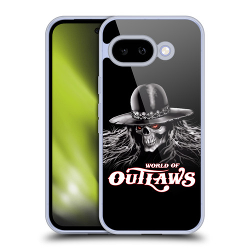 World of Outlaws Skull Rock Graphics Logo Soft Gel Case for Google Pixel 9A