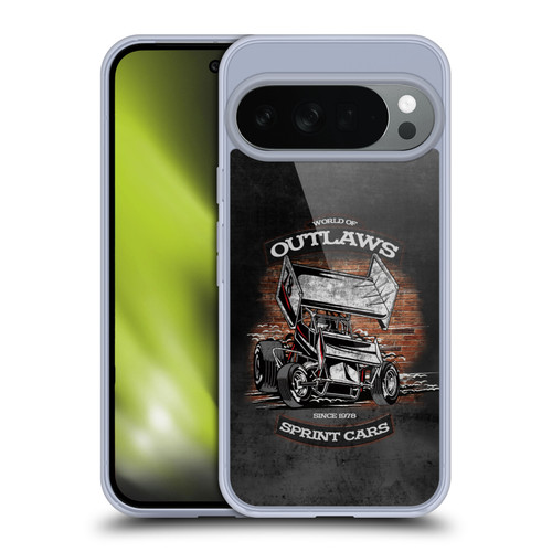 World of Outlaws Western Graphics Brickyard Sprint Car Soft Gel Case for Google Pixel 10