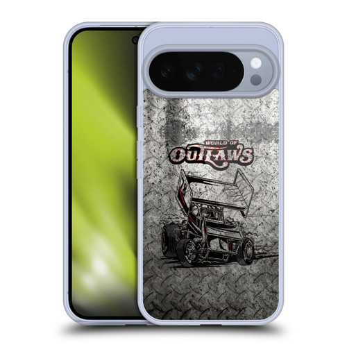 World of Outlaws Western Graphics Sprint Car Soft Gel Case for Google Pixel 10 Pro XL