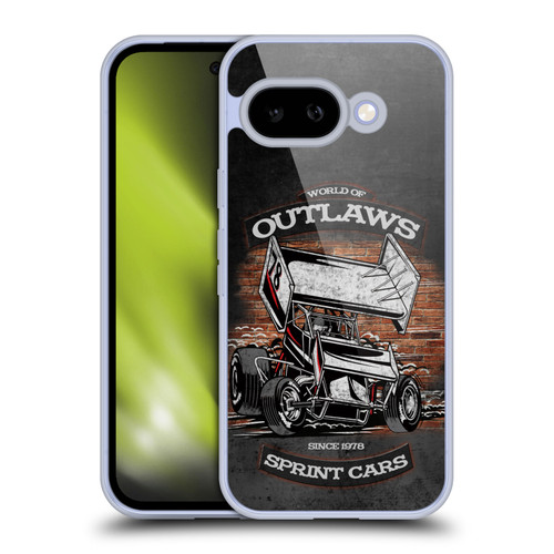 World of Outlaws Western Graphics Brickyard Sprint Car Soft Gel Case for Google Pixel 9A
