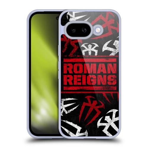 WWE Roman Reigns Logo Pattern Soft Gel Case for Google Pixel 9A