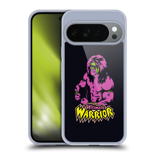 WWE Ultimate Warrior Half Body Illustrated Soft Gel Case for Google Pixel 10