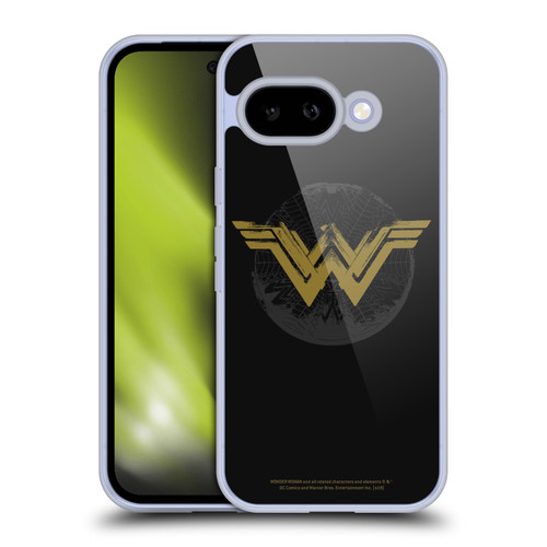 Wonder Woman Movie Logos Distressed Look Soft Gel Case for Google Pixel 9A