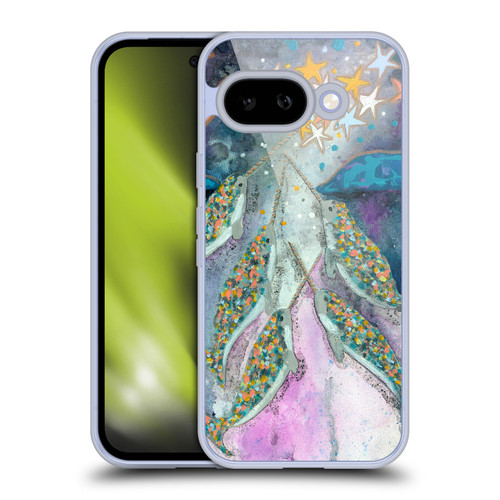 Wyanne Animals 2 Stargazer Celebration Narwhals Soft Gel Case for Google Pixel 9A