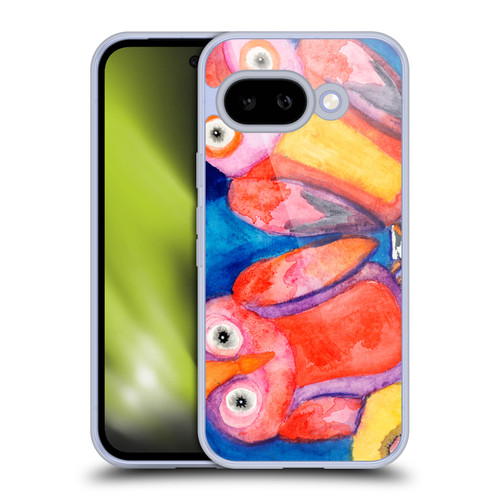 Wyanne Birds Pair of Owls Soft Gel Case for Google Pixel 9A