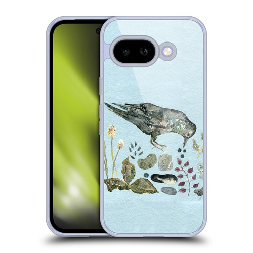 Wyanne Birds Fallen Blueberries Soft Gel Case for Google Pixel 9A