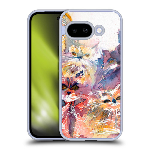 Wyanne Cat Four Kitties Soft Gel Case for Google Pixel 9A