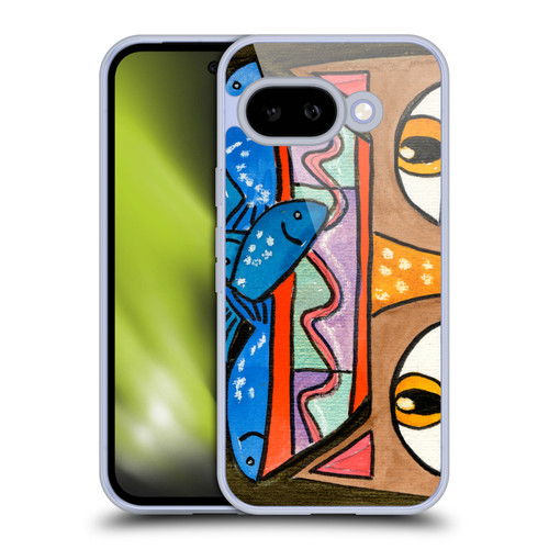 Wyanne Cat Kitty With Fish Bowl Hat Soft Gel Case for Google Pixel 9A