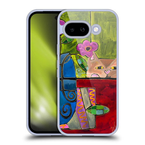 Wyanne Cat Peek A Boo Kitty Soft Gel Case for Google Pixel 9A