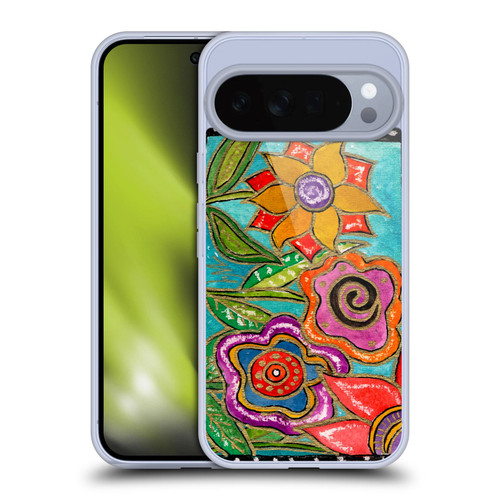 Wyanne Nature Funky Flower Garden Soft Gel Case for Google Pixel 10 Pro XL